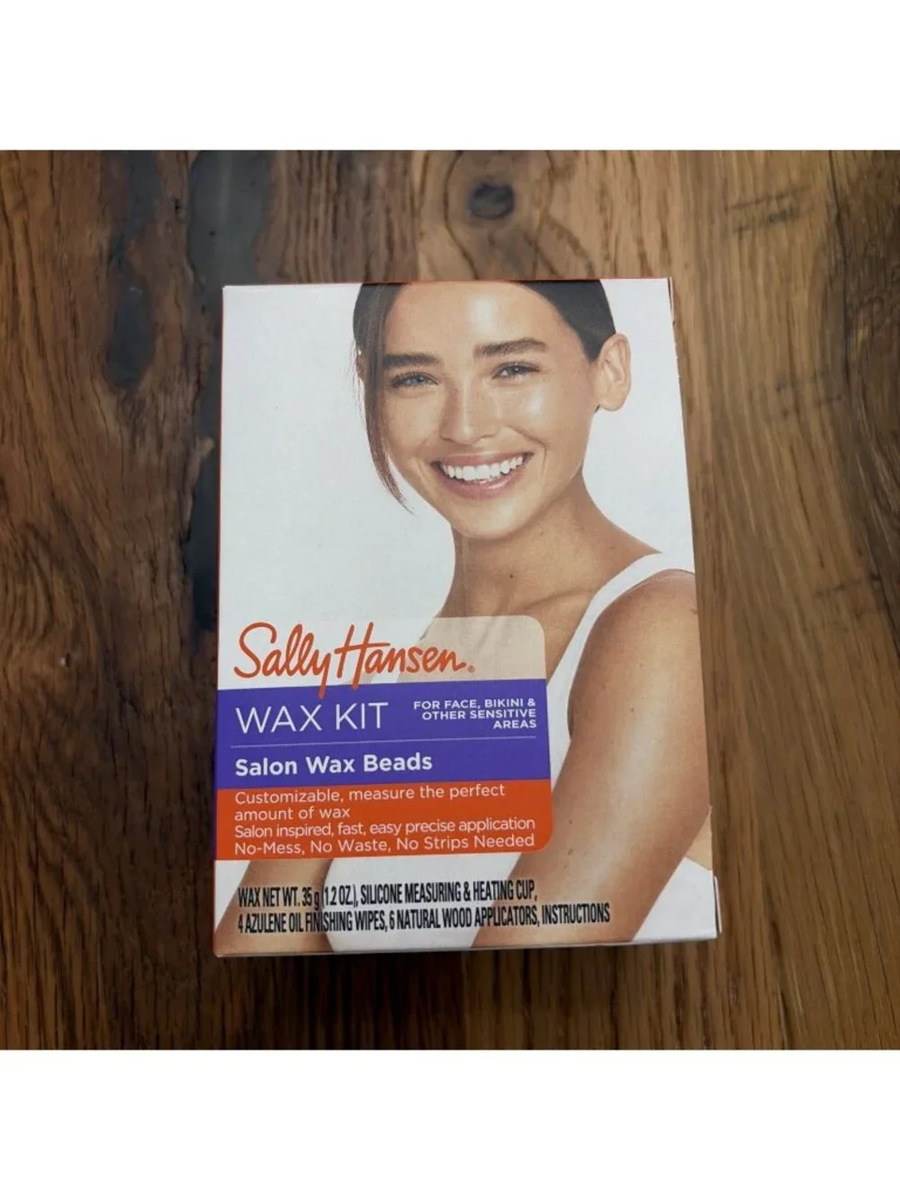 Sally Hansen Wax Kit Salon Wax Beads - For Face, Bikini & Sensitive Areas
